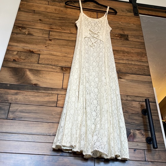 Citiculture vintage cream lace dress - Picture 5 of 5